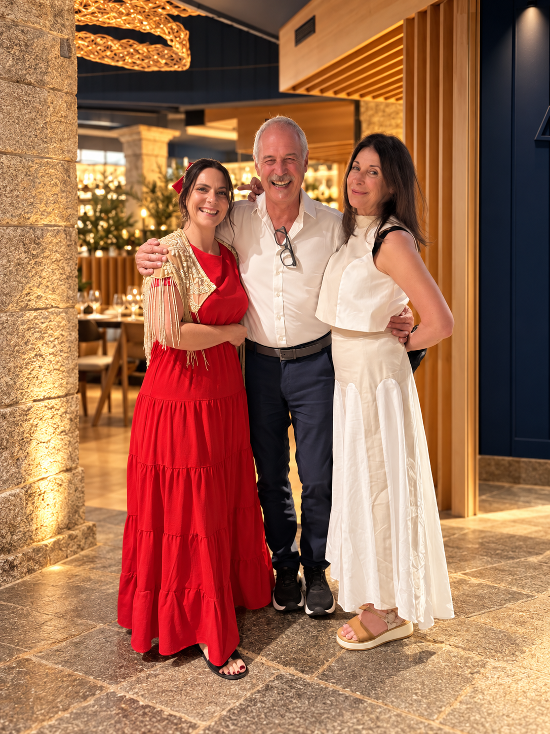 Ana García junto a David Daniels durante una experiencia privada de varios días en Galicia